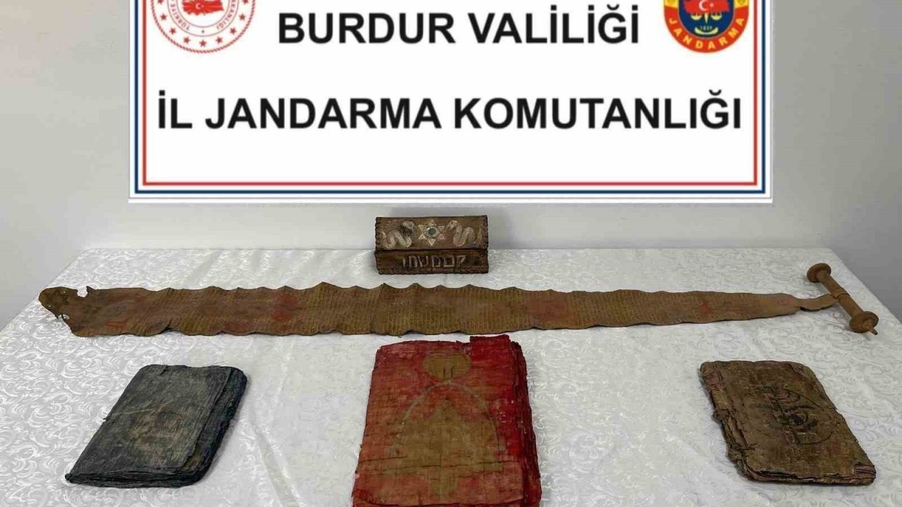 Burdur’da tarih eser operasyonu