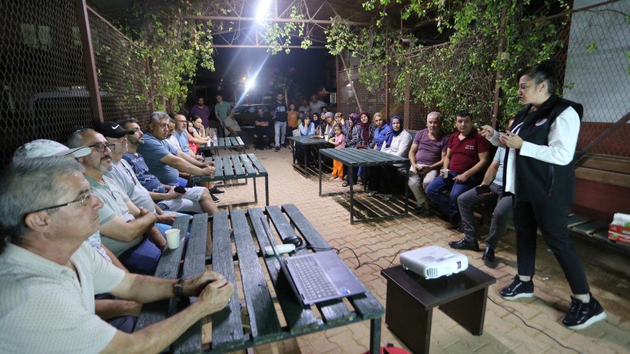 Kepez’den site sakinlerine Afet Farkındalık Eğitimi