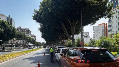 Antalya’da son 1 haftada 16 bin 155 araç ve sürücüsüne ceza kesildi