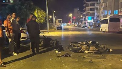 Motosikletler kafa kafaya çarpıştı: 2 ölü