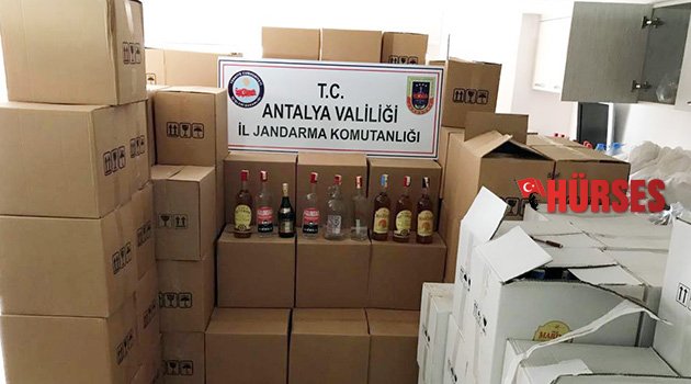 21 bin litre kaçak içki ele geçirildi