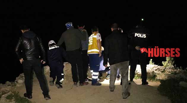 30 metrelik falezlerden düştü