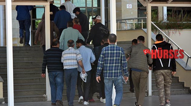 60 şüpheliden 42'si tutuklandı