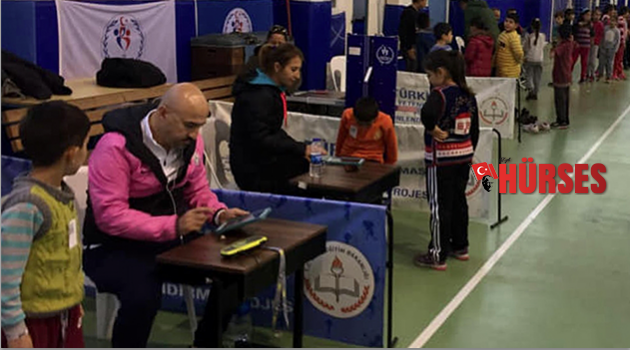 623 öğrenciye sportif yetenek testi