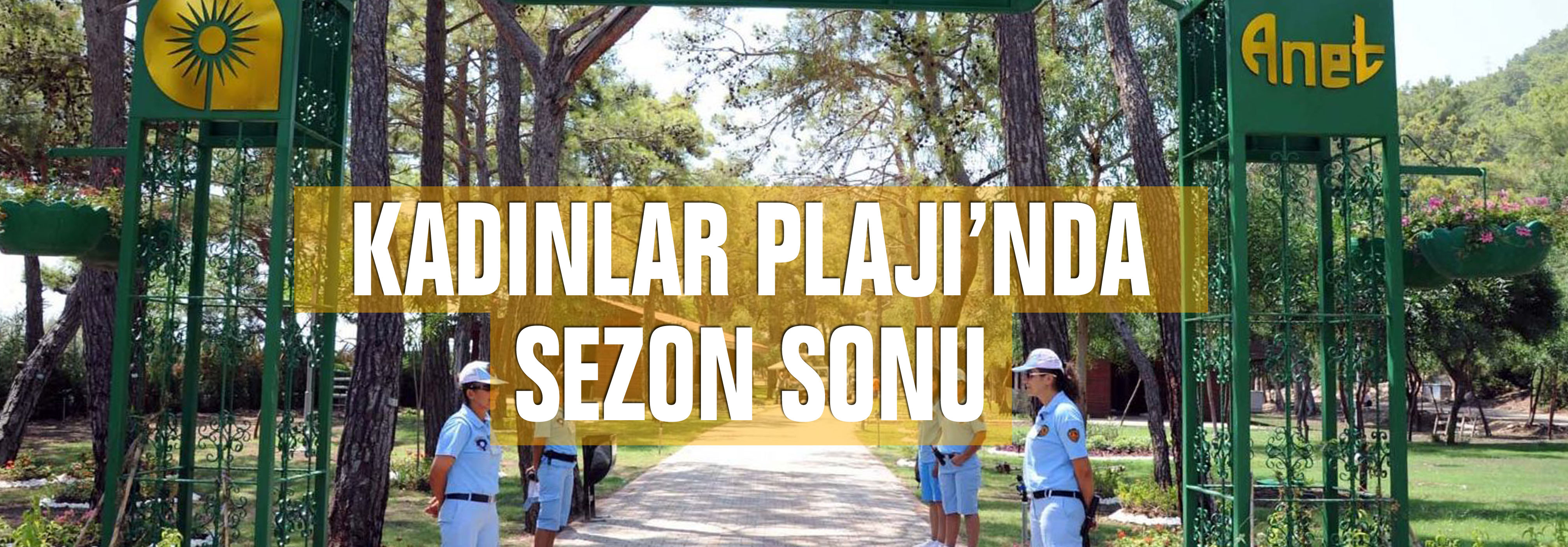 Kadınlar Plajında Şezlong Ve Şamsiyeler Kaldırıldı