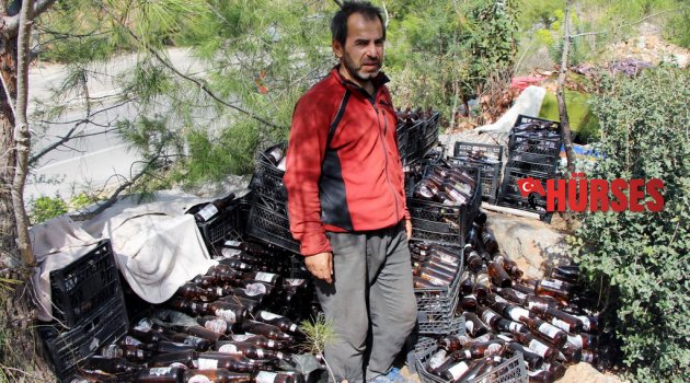 9 YILDA 100 BİN CAM ŞİŞE TOPLADI