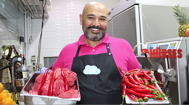 Acılı dondurma yaptı