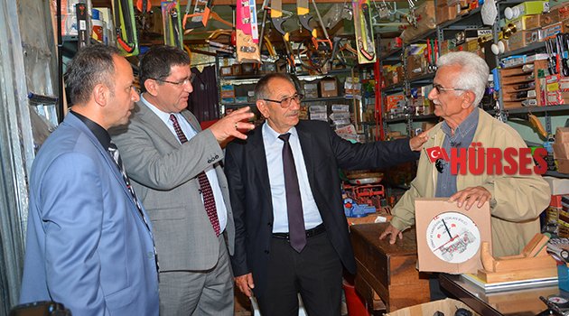 AESOB BAŞKANI DERE, ESNAFIN SORUNLARINI DİNLEDİ