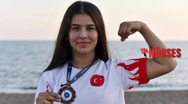 Ağabeyine özendi dünya üçüncüsü oldu