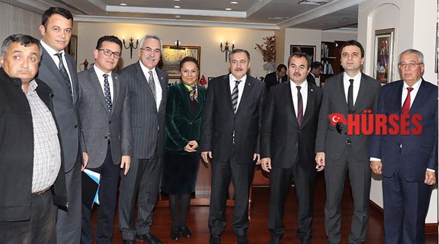 AK PARTİ ANTALYA MİLLETVEKİLLERİ BAKAN EROĞLU'YLA GÖRÜŞTÜ
