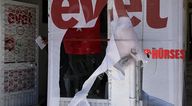 AK PARTİ SEÇİM OFİSİNE SALDIRI