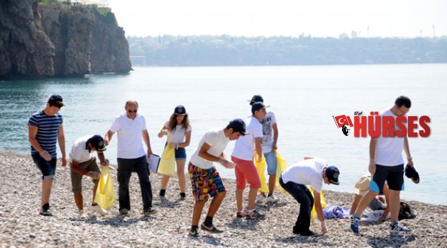 AKDENİZ'İ TEMİZLEDİLER