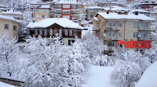 AKSEKİ'DE OKULLARA KAR TATİLİ