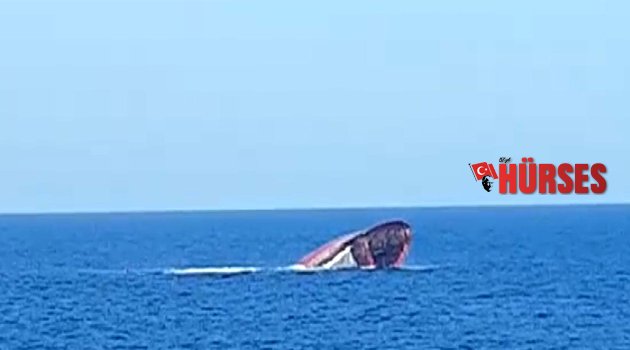 ALANYA’DA KURU YÜK GEMİSİ BATTI