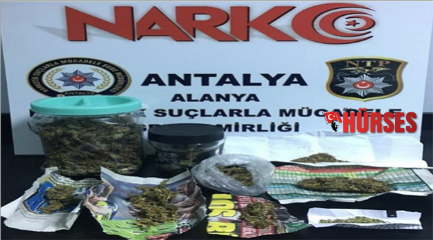 Alanya’da uyuşturucu operasyonu: 3 gözaltı