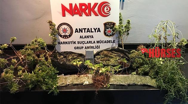 Alanya’da uyuşturucu operasyonu