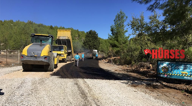 Alanya Karamanlar’da asfalt sevinci