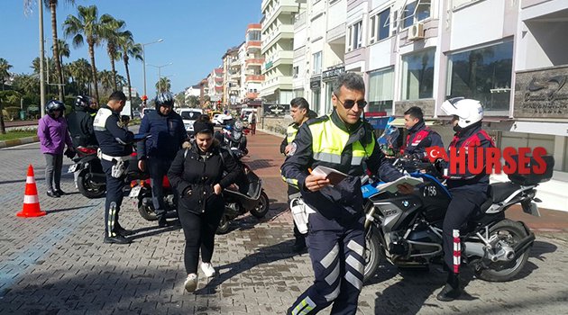 Alanya trafiğinde kural ihlaline af yok