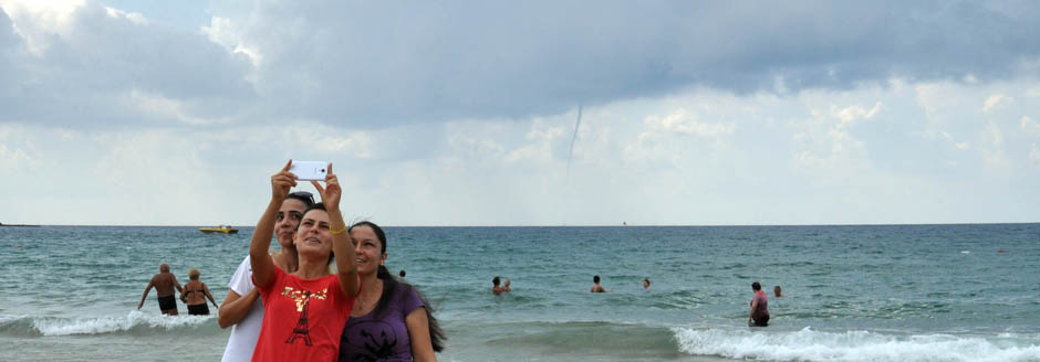 Alanya&#8217;da Hortum Selfie&#8217;si