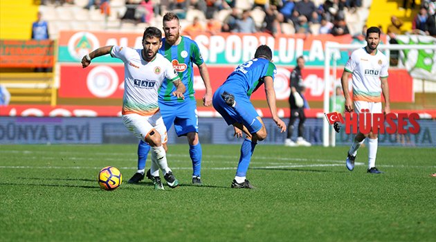 ALANYASPOR ÇAYKUR RİZESPOR’U GEÇEMEDİ