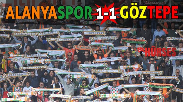 Alanyaspor sahasında berabere kaldı