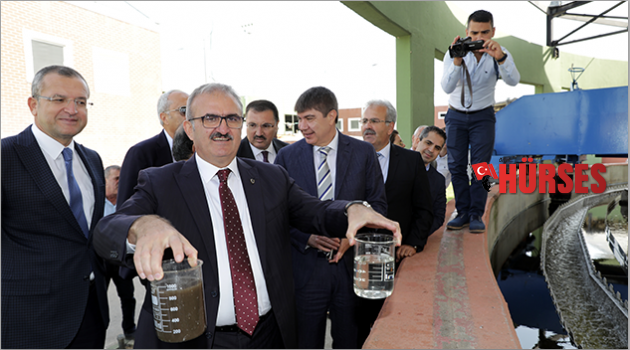 Alt tarafı arıtma üst tarafı futbol sahası