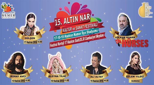 Altın Nar Festivali'ne sanatçı akını