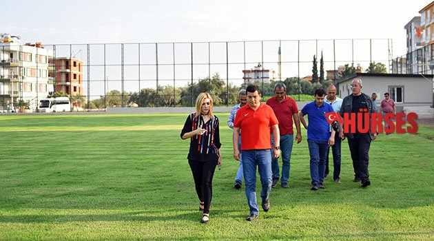 Amatör futbola çim saha