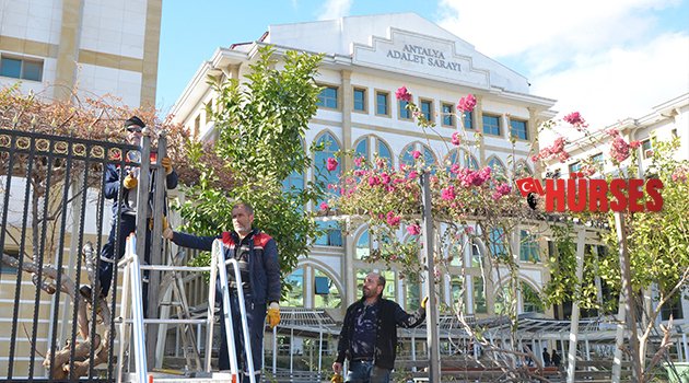 ANTALYA  ADLİYESİ'NDE İLAVE GÜVENLİK TEDBİRLERİ