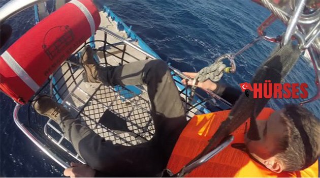ANTALYA’DA DENİZ’DE KURTARMA OPERASYONU