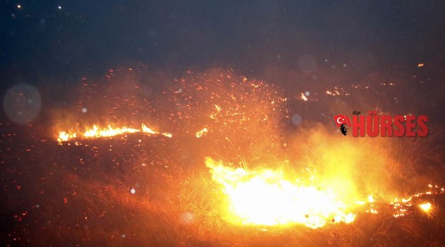 ANTALYA’DA KORKUTAN YANGIN