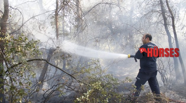 ANTALYA’DA KORKUTAN YANGIN