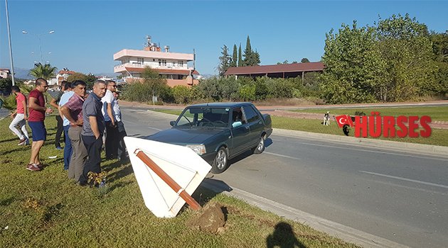 Antalya’da trafik kazası: 1 yaralı