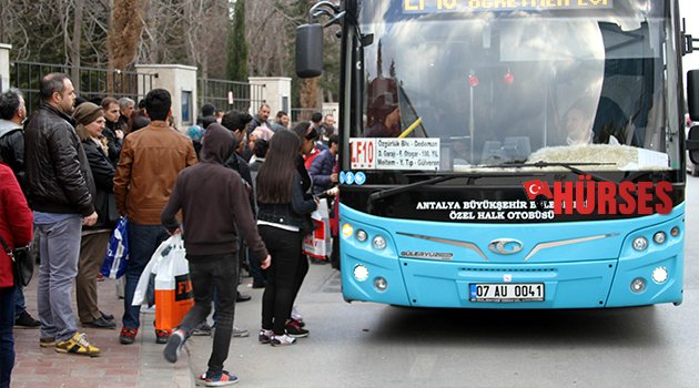 ANTALYA’DA ULAŞIMA ZAM