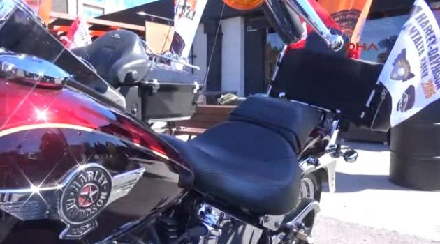 Antalya Harleyciler Antalya'da Gaza Bastı