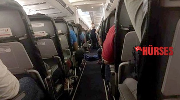 ANTALYA-MOSKOVA UÇAĞINDA ŞOK EDEN OLAY