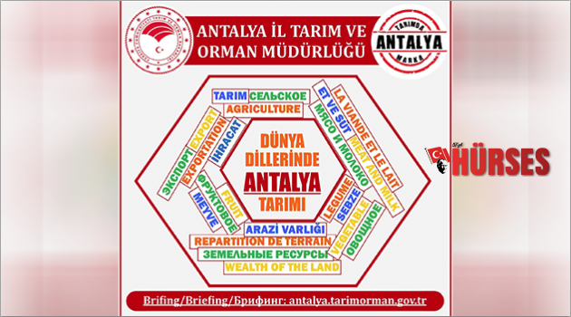 Antalya tarımı 4 dile çevrildi