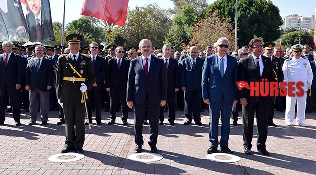 ANTALYA'DA CUMHURİYET TÖRENİ