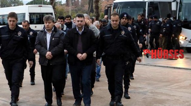 ANTALYA'DA FETÖ'DEN 43 KİŞİ ADLİYEDE