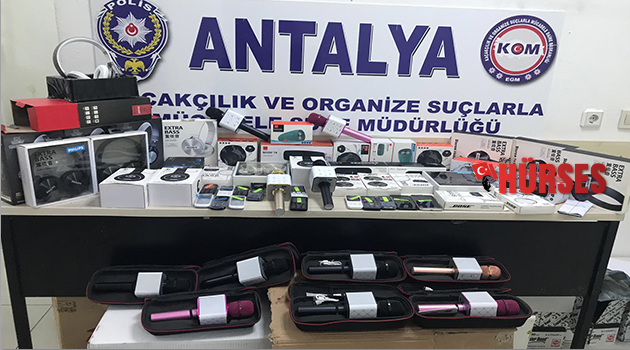 Antalya'da kaçakçılık operasyonu