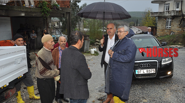 Antalya'da kuvvetli yağış