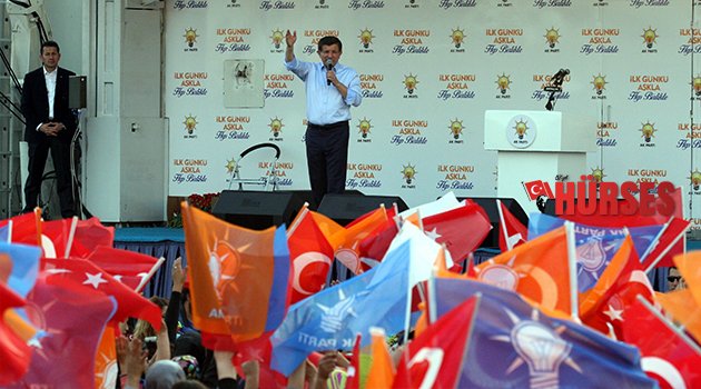 ANTALYALILAR DAVUTOĞLU'NA İKTİDAR SÖZÜ VERDİ