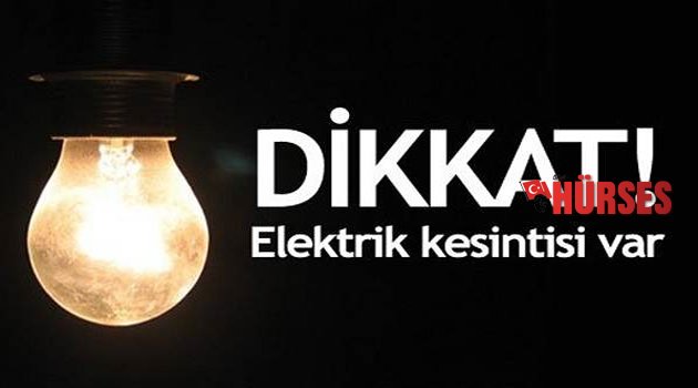 ANTALYALILAR DİKKAT ELEKTRİKLER KESİLECEK
