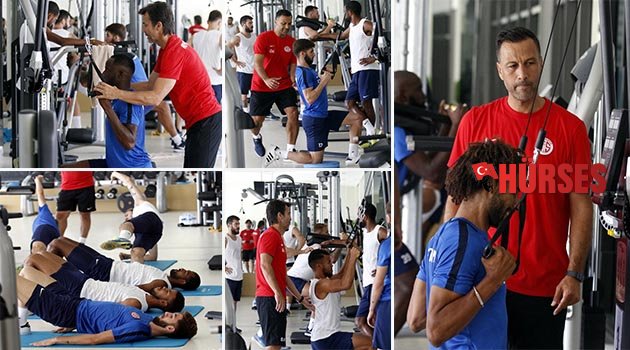 Antalyaspor salonda çalıştı