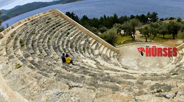 Antiphellos Antik Kenti'ne ışıklandırma