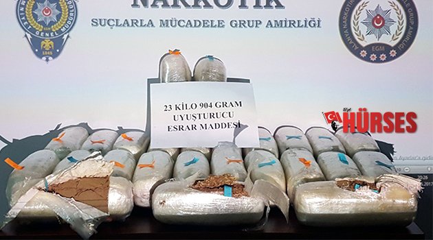 ARAÇTAN ESRAR ÇIKTI