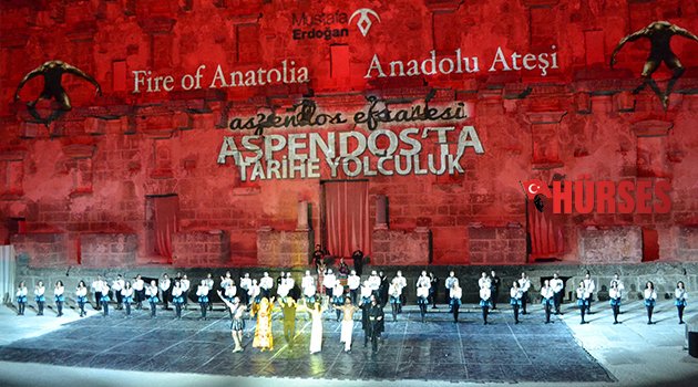 ASPENDOS SEZONU BAYKAL'LA KAPATTI