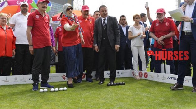 BAKAN RAMAZANOĞLU, BOCCE OYNADI