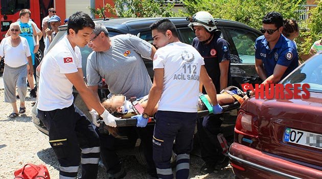 Balkondan atladı otomobilin üzerine düştü