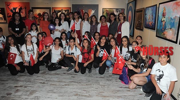 “Barış ve Çocuk” resim sergisi açıldı